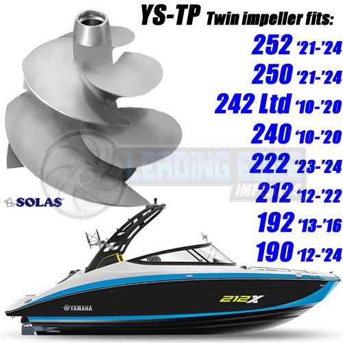 Solas YS-TP Twin Jet Boat Impeller